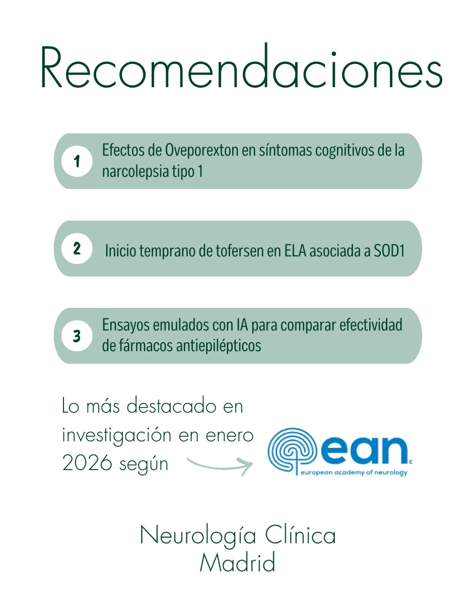 Novedades neurología. Neurología Clínica Madrid