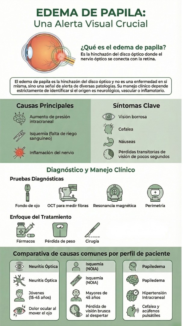 Edema de papila